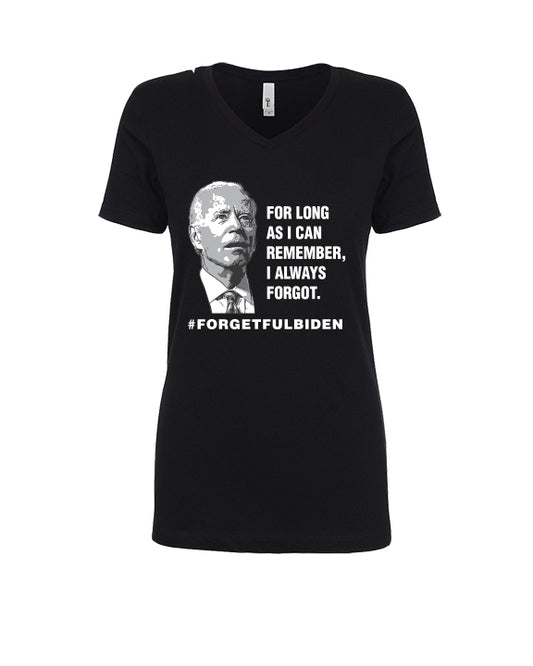 ForgetFulBiden-01 - Womens Vneck