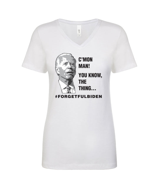 ForgetFulBiden-02 - Womens Vneck