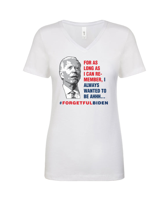 ForgetFulBiden-03 - Womens Vneck